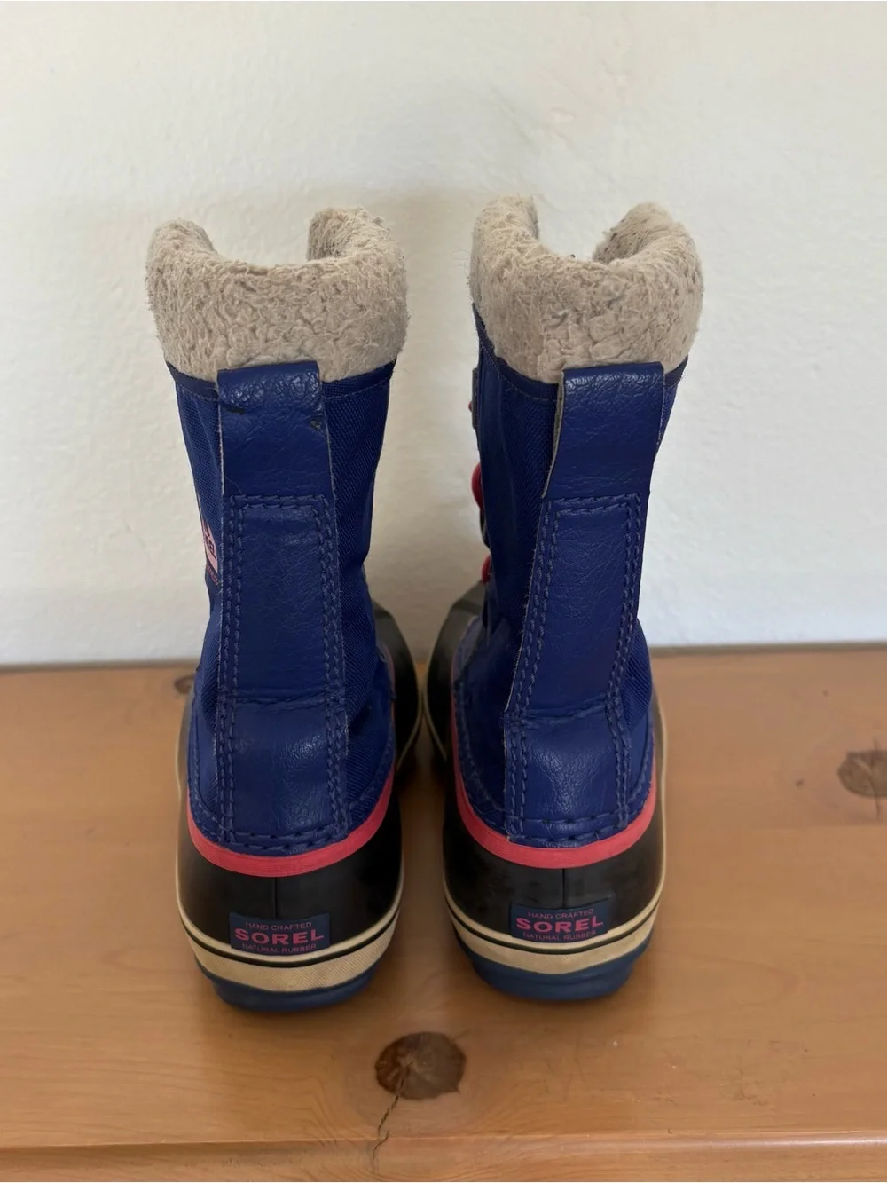 Sorel Kids Waterproof Snow Winter Boots with Pink Accents Size 3